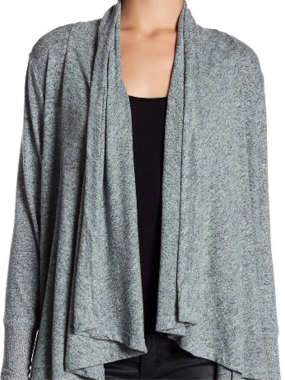 Grey Flowy Cardigan